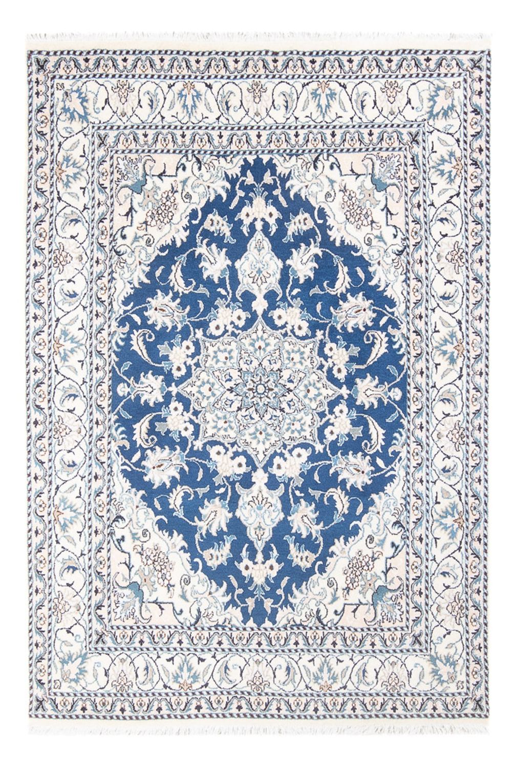 Perserteppich - Nain - Royal - 200 x 142 cm - blau