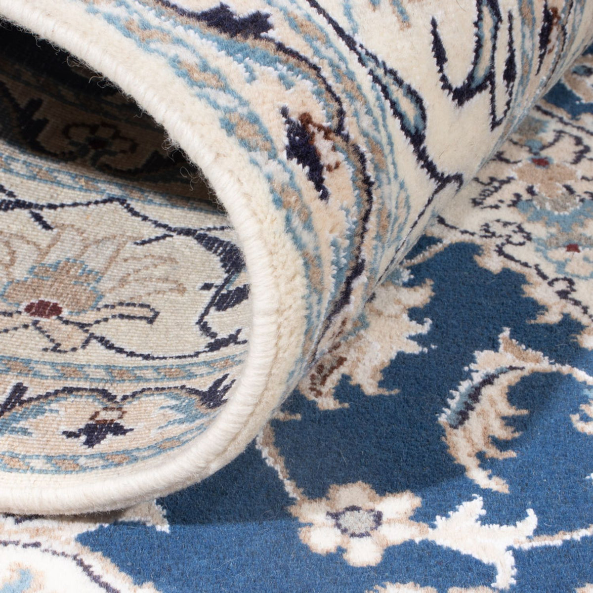 Perserteppich - Nain - Royal - 200 x 148 cm - blau