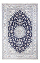 Perserteppich - Nain - 291 x 190 cm - dunkelblau