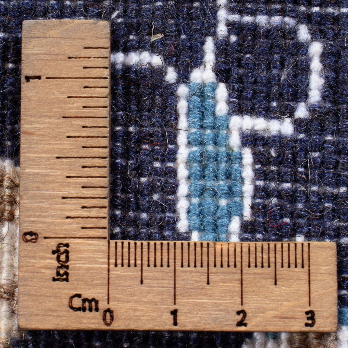 Perserteppich - Nain - Royal - 90 x 60 cm - dunkelblau