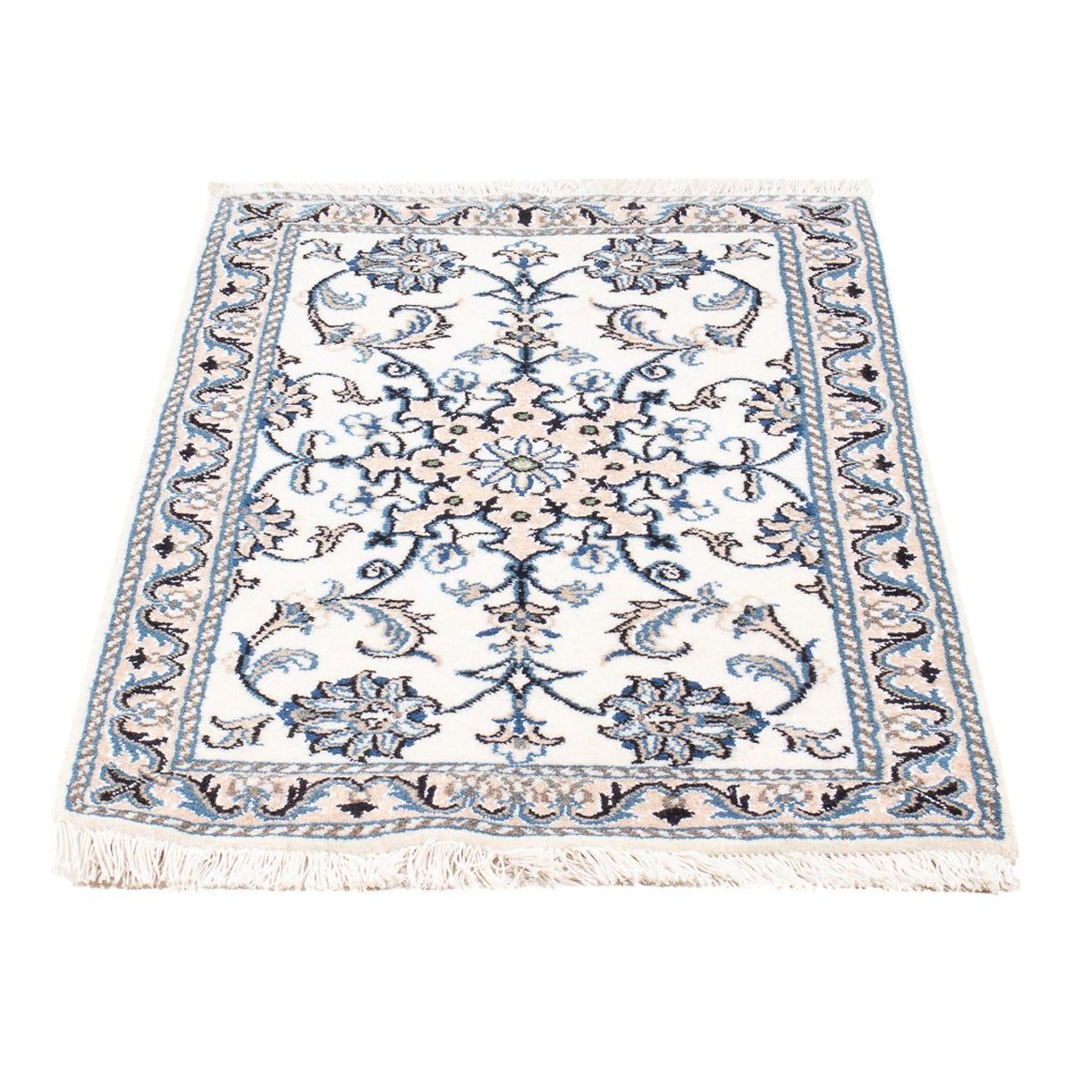 Perserteppich - Nain - Royal - 90 x 60 cm - creme