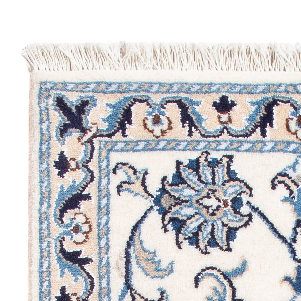 Perserteppich - Nain - Royal - 90 x 60 cm - creme