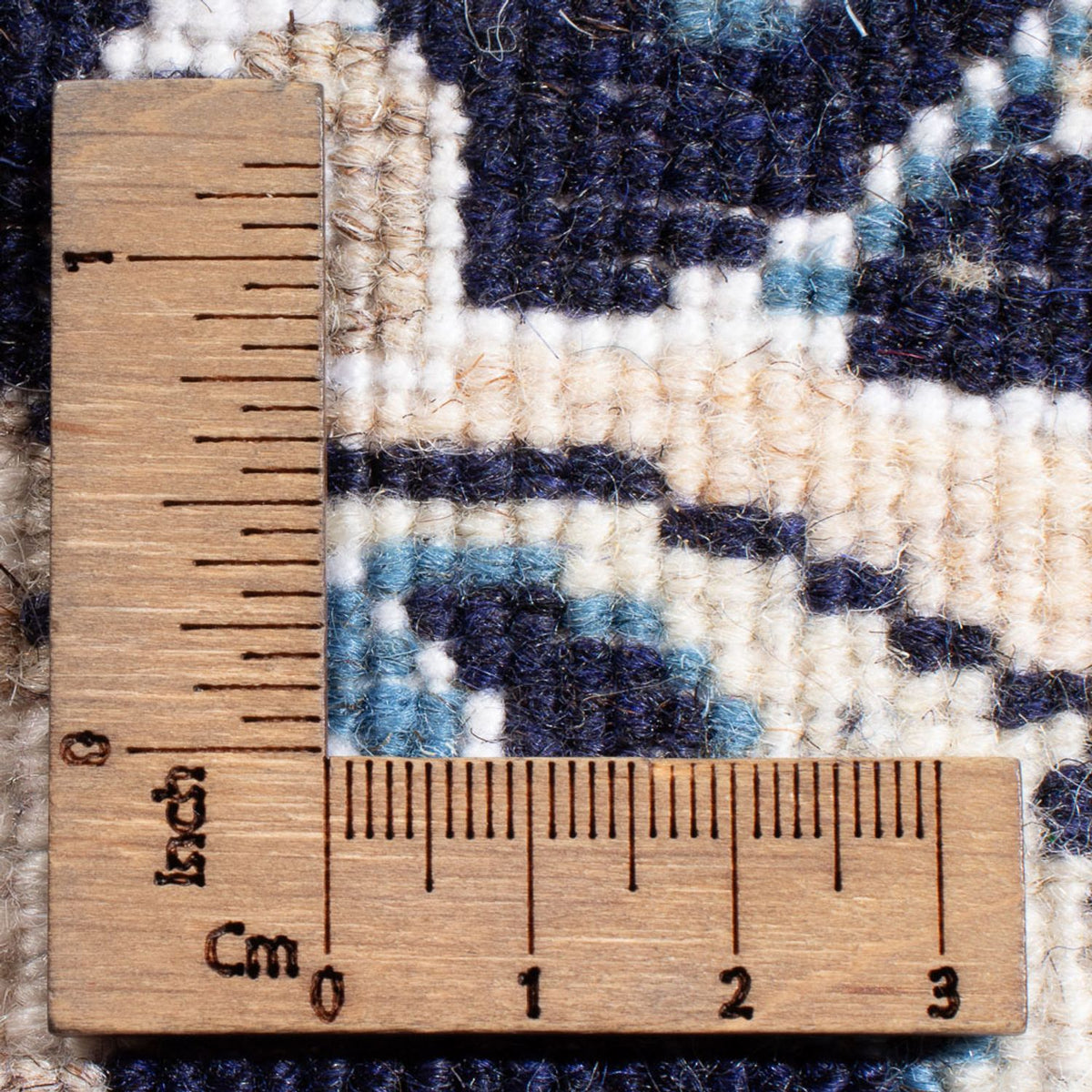 Perserteppich - Nain - Royal - 90 x 60 cm - dunkelblau