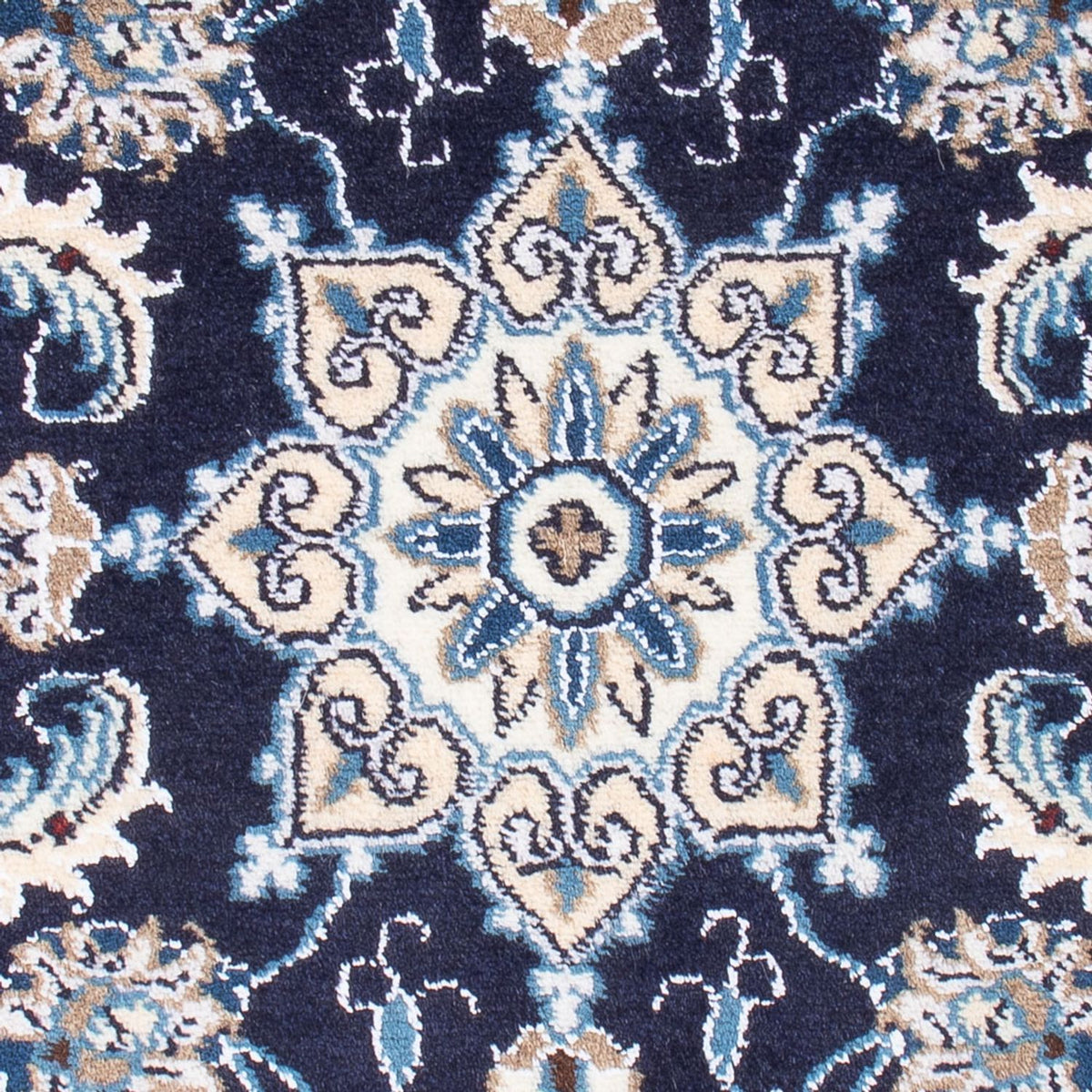 Perserteppich - Nain - Royal - 90 x 60 cm - blau