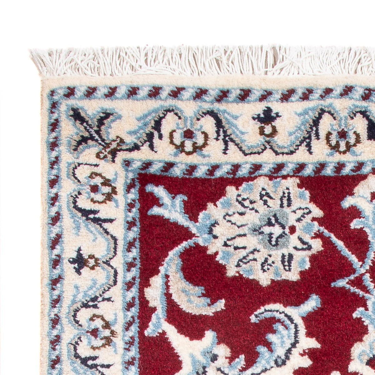 Perserteppich - Nain - Royal - 90 x 60 cm - rot