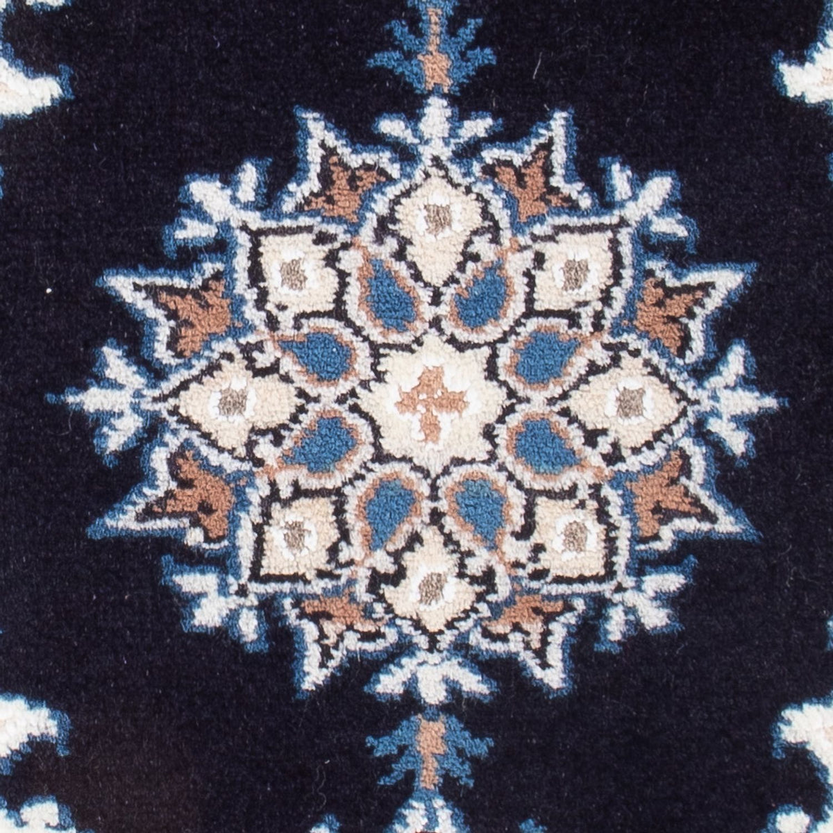 Perserteppich - Nain - Royal - 60 x 40 cm - dunkelblau