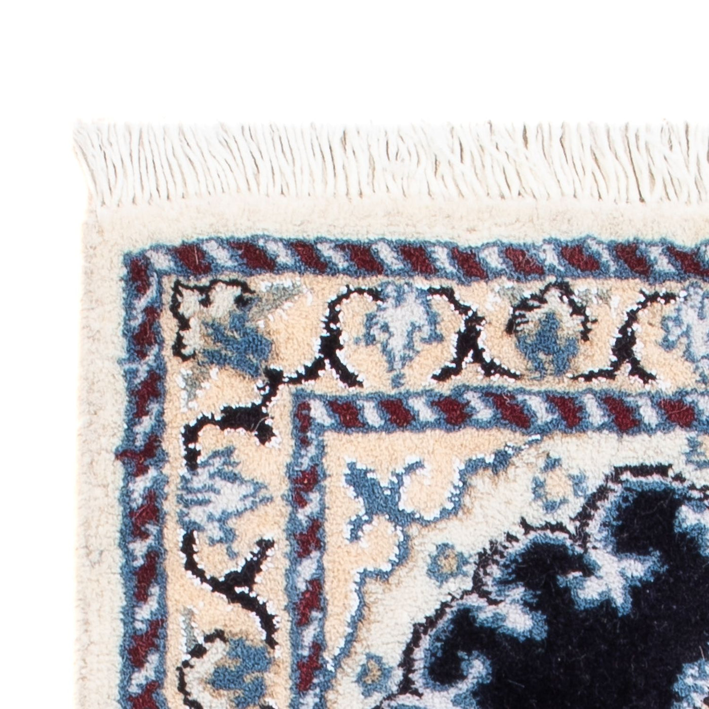Perserteppich - Nain - Royal - 60 x 40 cm - dunkelblau