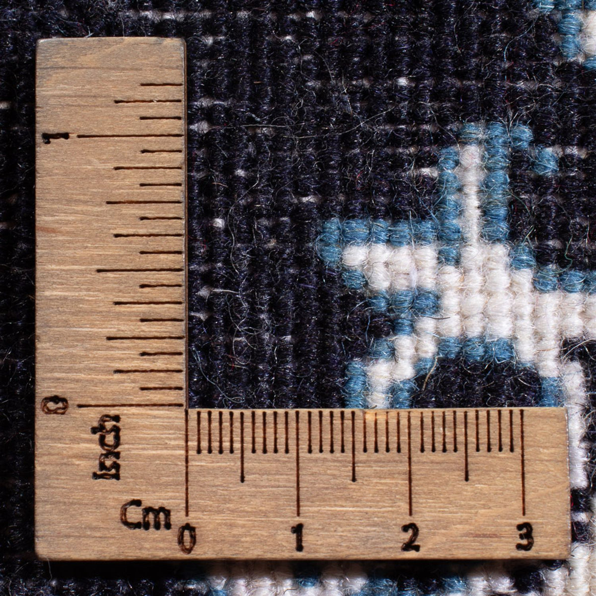 Perserteppich - Nain - Royal - 60 x 40 cm - dunkelblau