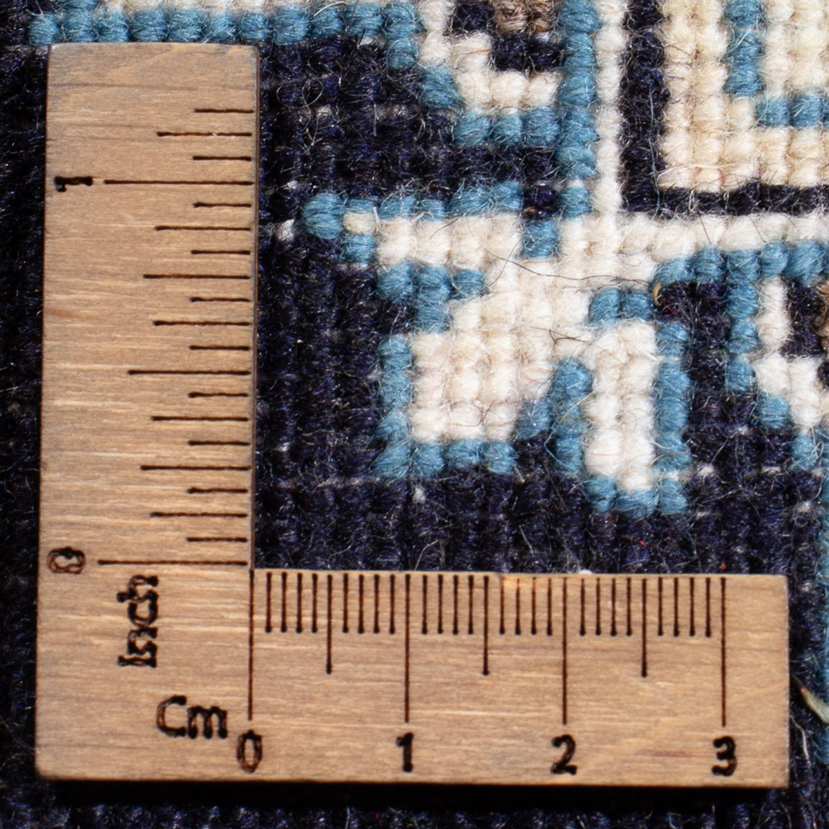 Perserteppich - Nain - Royal - 60 x 40 cm - dunkelblau