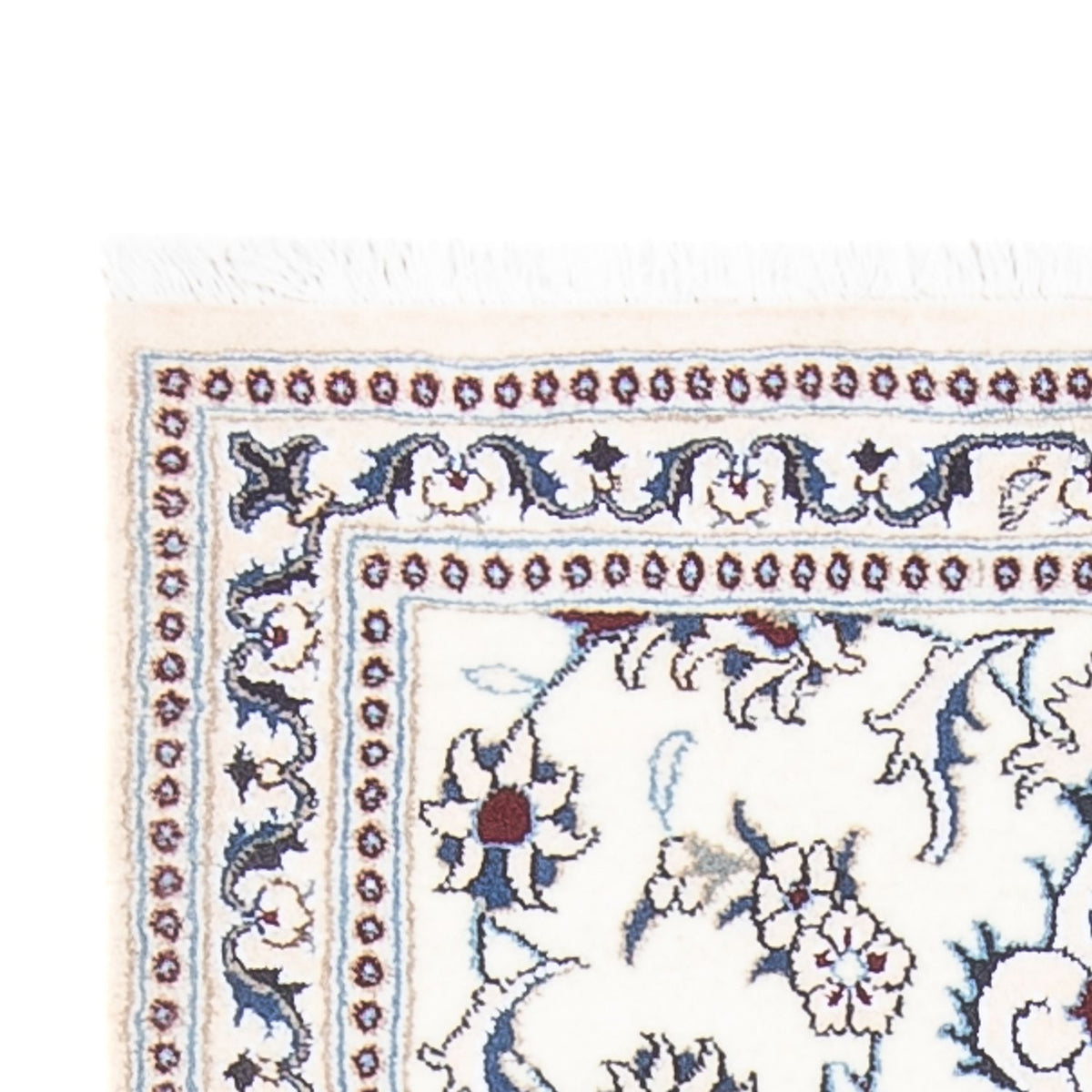 Läufer Perser - Nain - 192 x 88 cm - silber