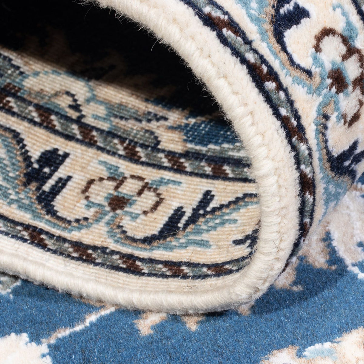 Perserteppich - Nain - 140 x 90 cm - blau