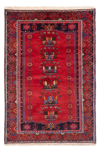 Perserteppich - Nomadic - 197 x 125 cm - rot