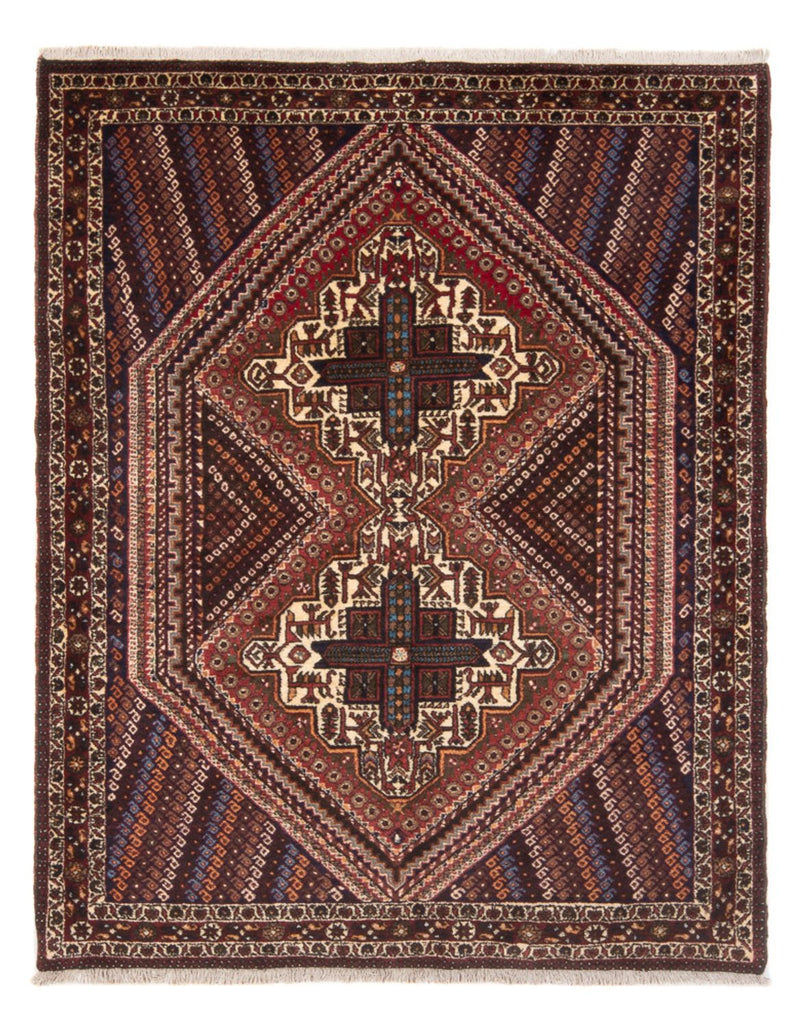 Perserteppich - Nomadic - 180 x 138 cm - rot