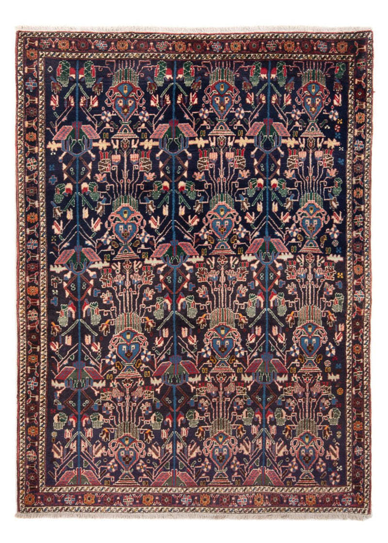 Perserteppich - Nomadic - 210 x 148 cm - dunkelblau
