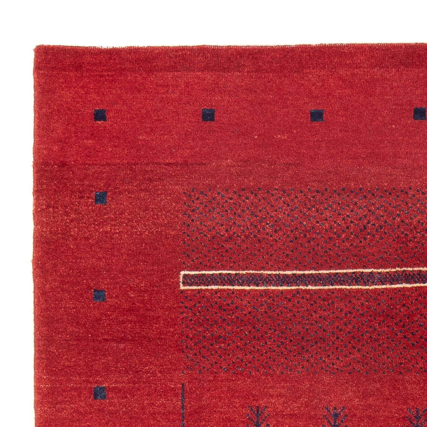 Gabbeh Persisch Teppich 185x125cm - Perserteppich Wollteppich