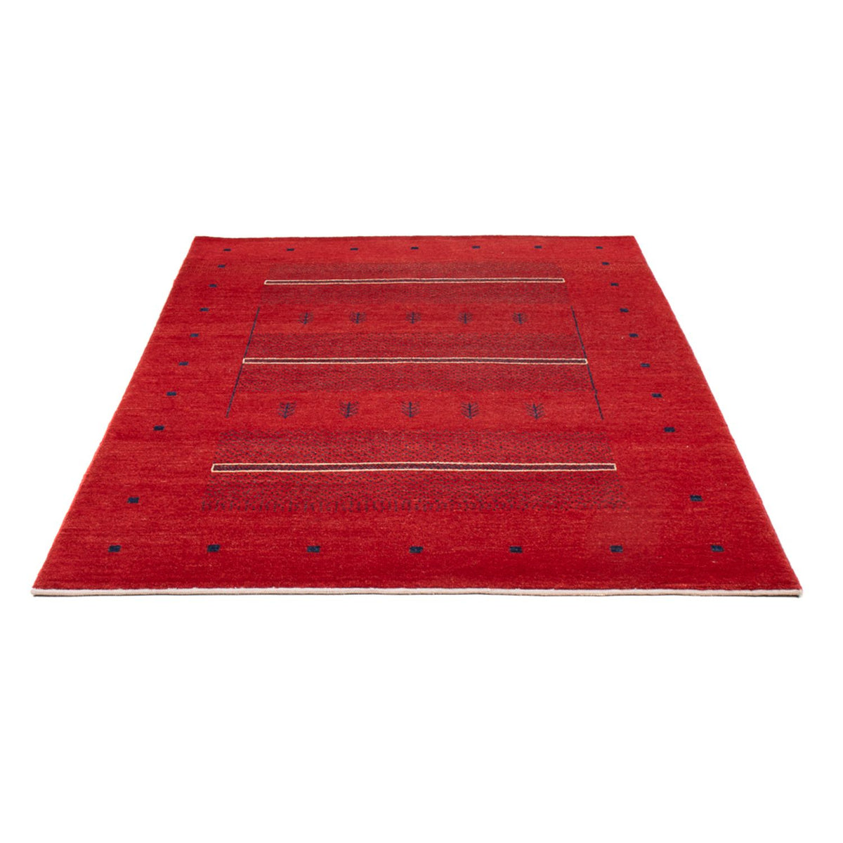 Gabbeh Teppich - Perser - 185 x 125 cm - rot
