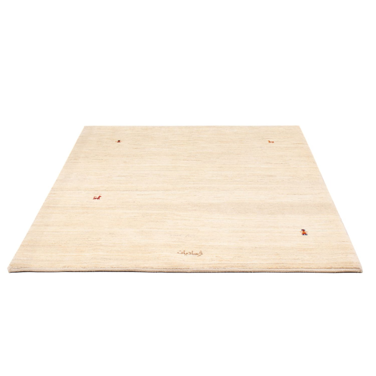 Gabbeh Teppich - Perser - 167 x 125 cm - weiß