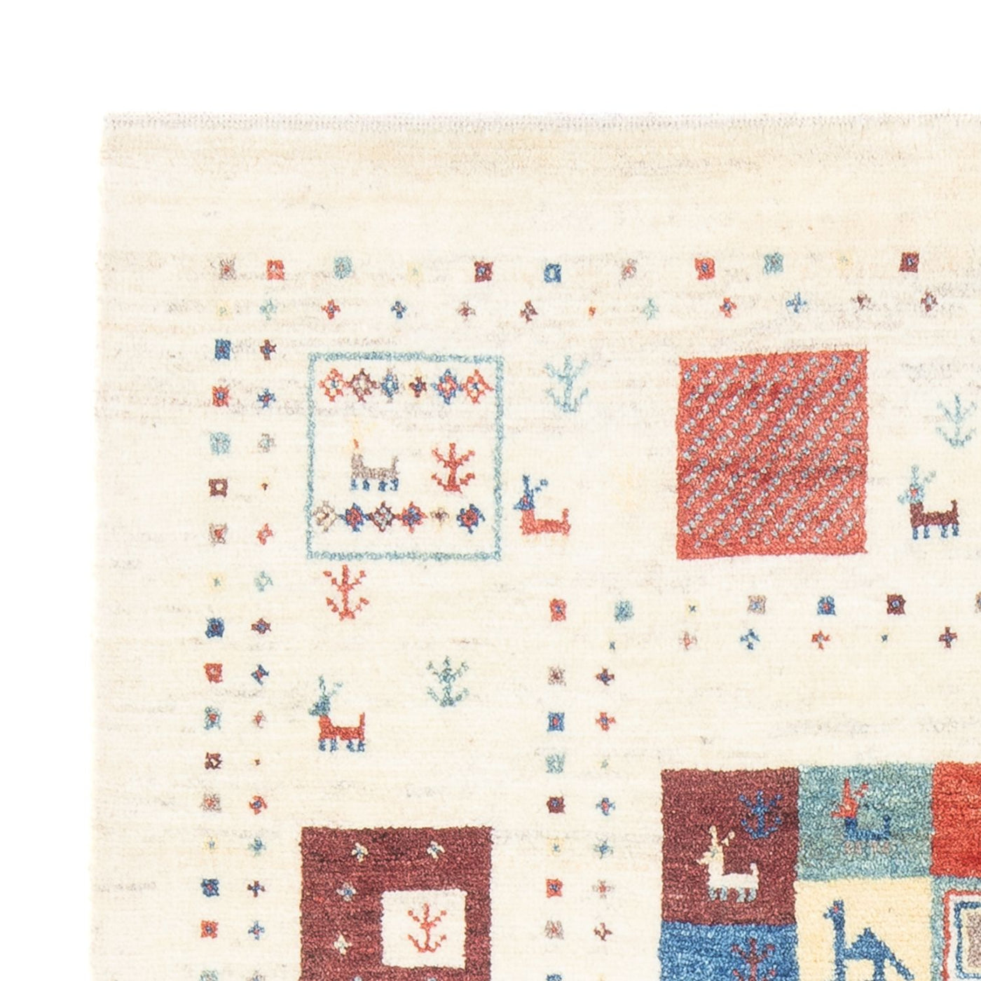 Gabbeh Persisch Teppich 170x120cm - Perserteppich Wollteppich