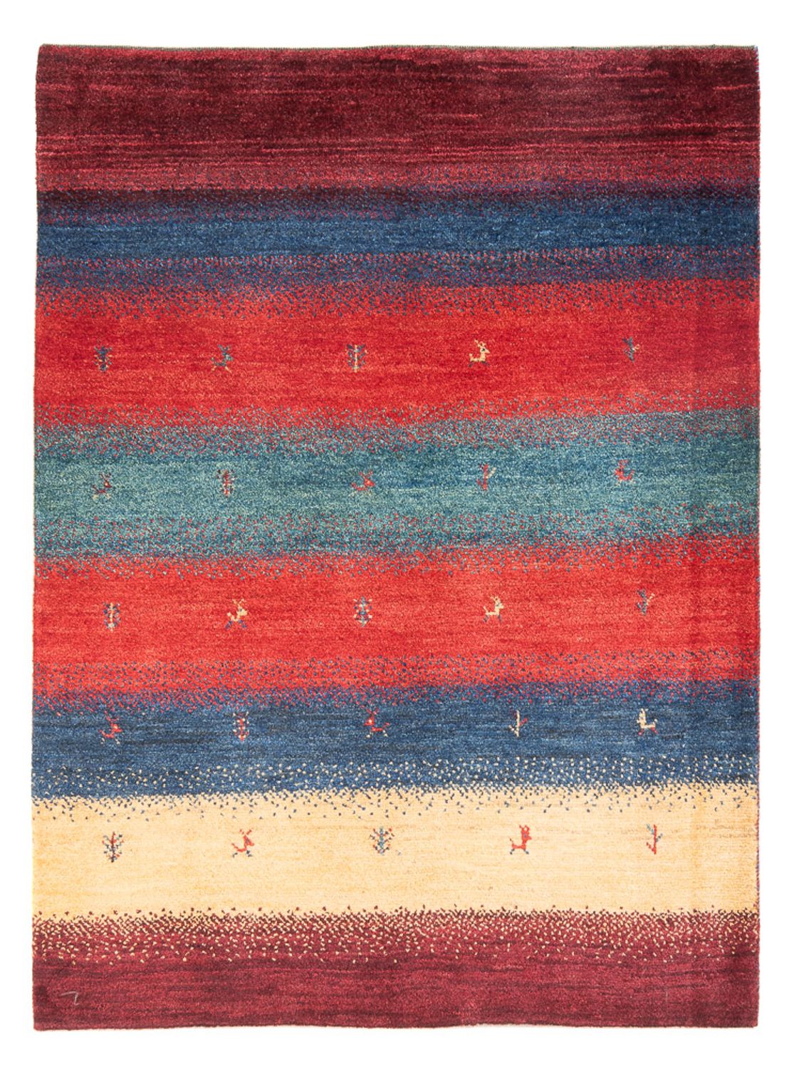 Gabbeh Teppich - Perser - 163 x 120 cm - mehrfarbig