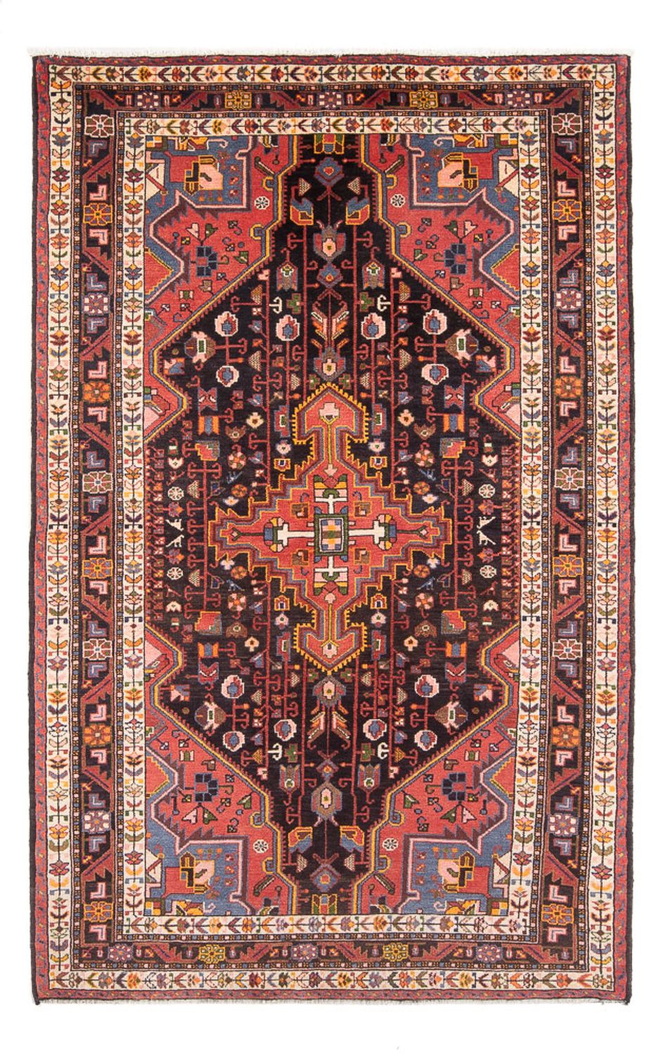 Perserteppich - Nomadic - 233 x 137 cm - hellrot