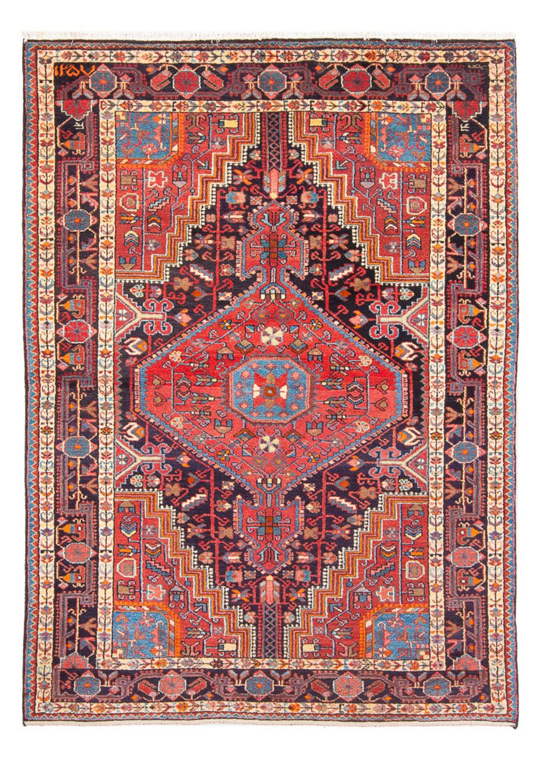 Perserteppich - Nomadic - 234 x 155 cm - hellrot