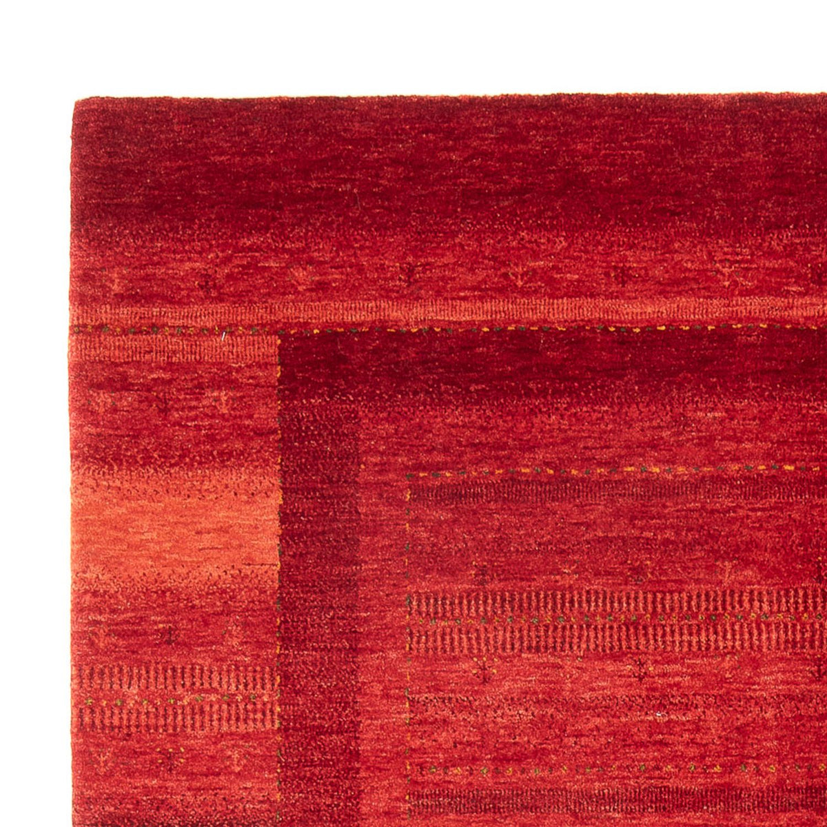 Gabbeh Teppich - Loribaft Perser - 247 x 172 cm - rot