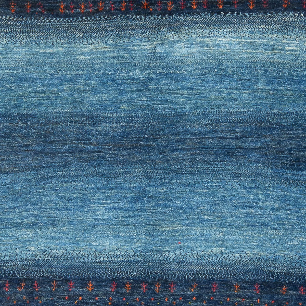 Gabbeh Teppich - Loribaft Perser - 216 x 183 cm - dunkelblau
