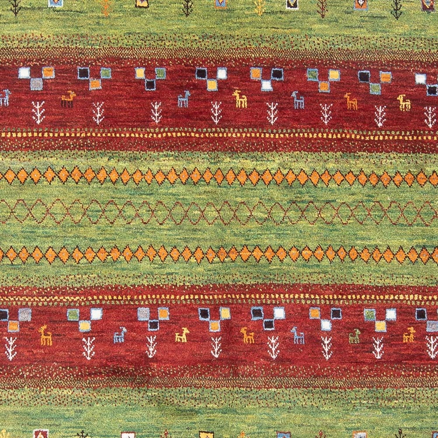 Gabbeh Teppich - Loribaft Perser - 249 x 173 cm - mehrfarbig