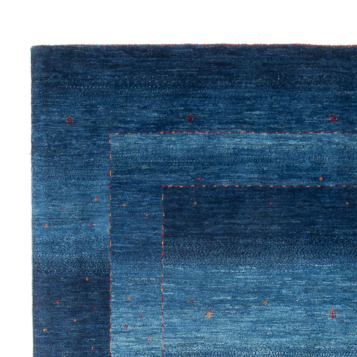 Gabbeh Teppich - Loribaft Perser - 252 x 173 cm - dunkelblau