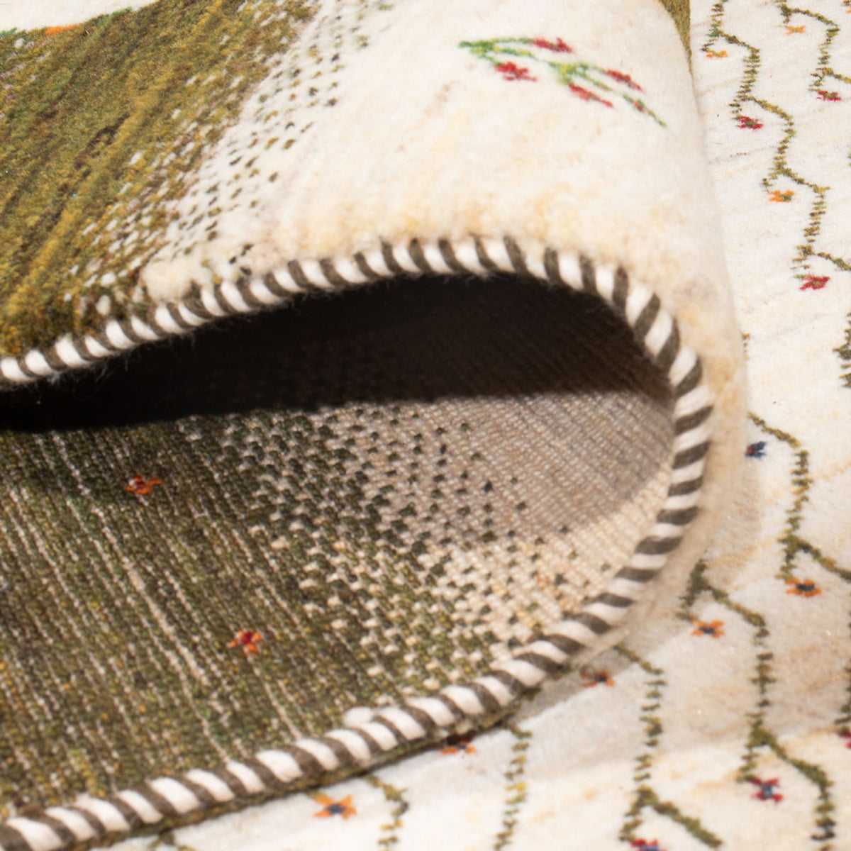 Gabbeh Teppich - Loribaft Perser - 305 x 211 cm - mehrfarbig