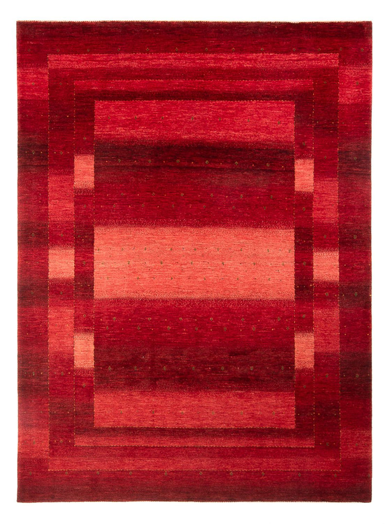 Gabbeh Teppich - Loribaft Perser - 302 x 222 cm - rot