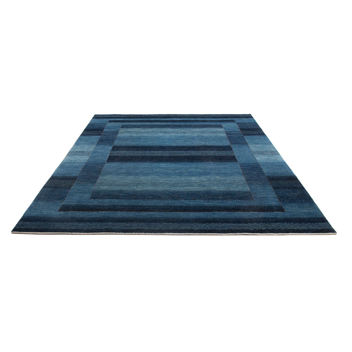 Gabbeh Teppich - Loribaft Perser - 287 x 196 cm - seeblau