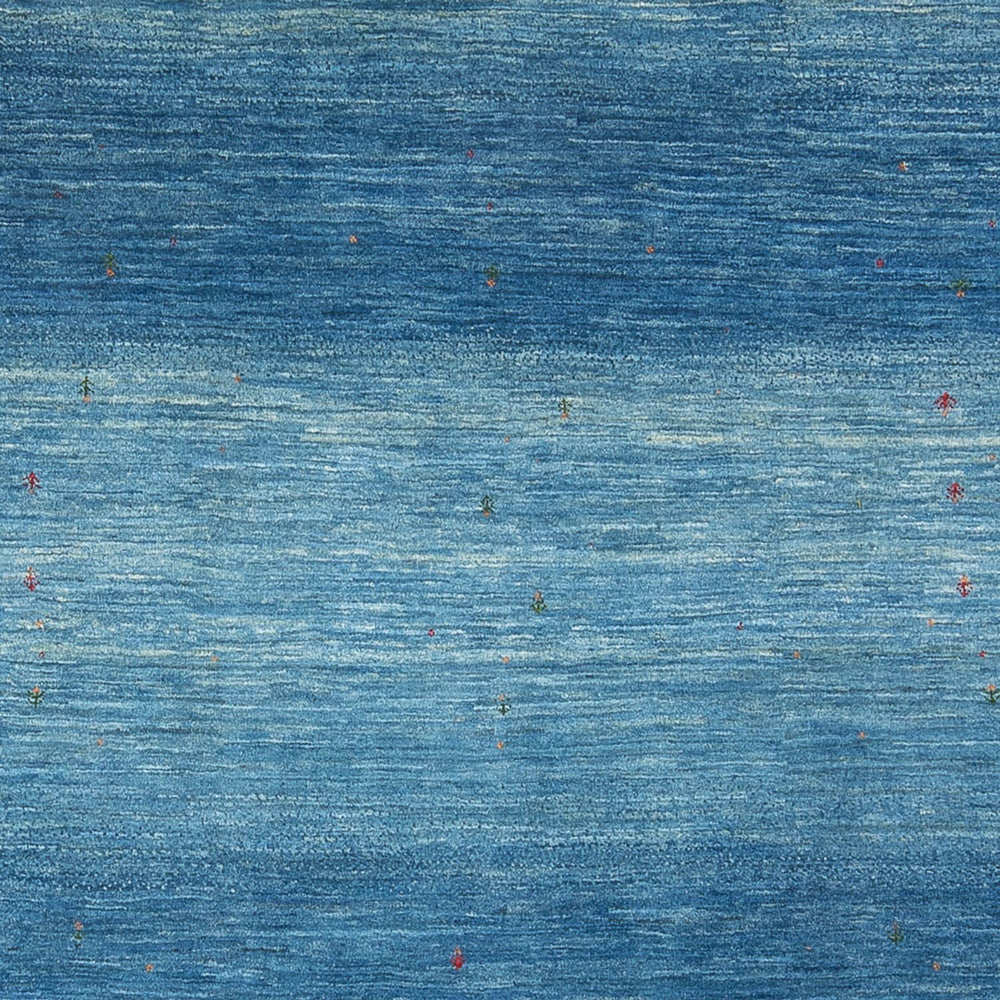 Gabbeh Teppich - Loribaft Perser - 297 x 216 cm - seeblau