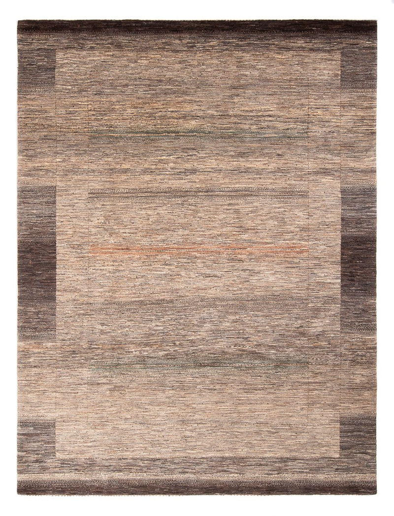Gabbeh Teppich - Loribaft Perser - 307 x 228 cm - dunkelbeige