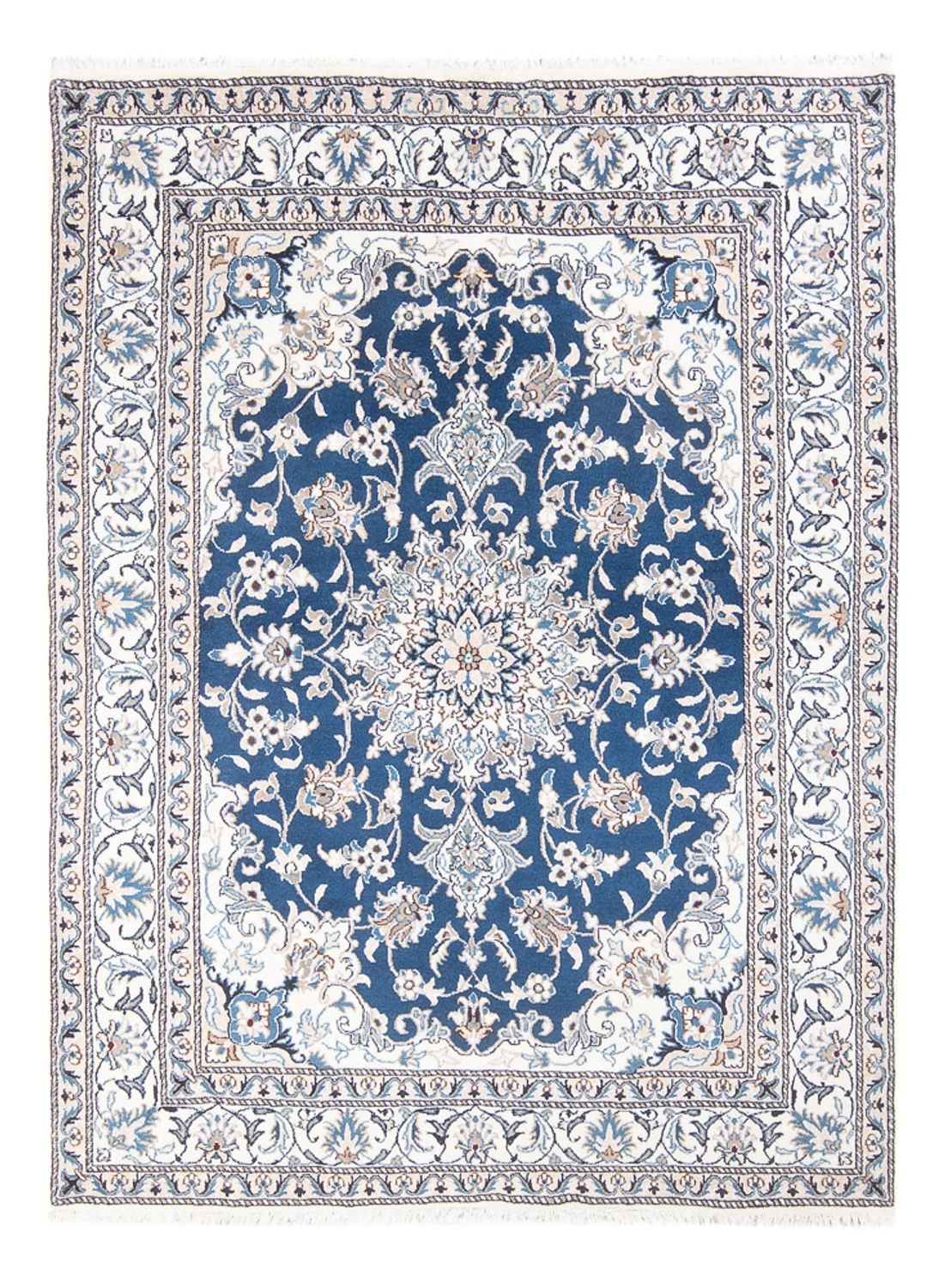 Perserteppich - Nain - Royal - 202 x 150 cm - blau