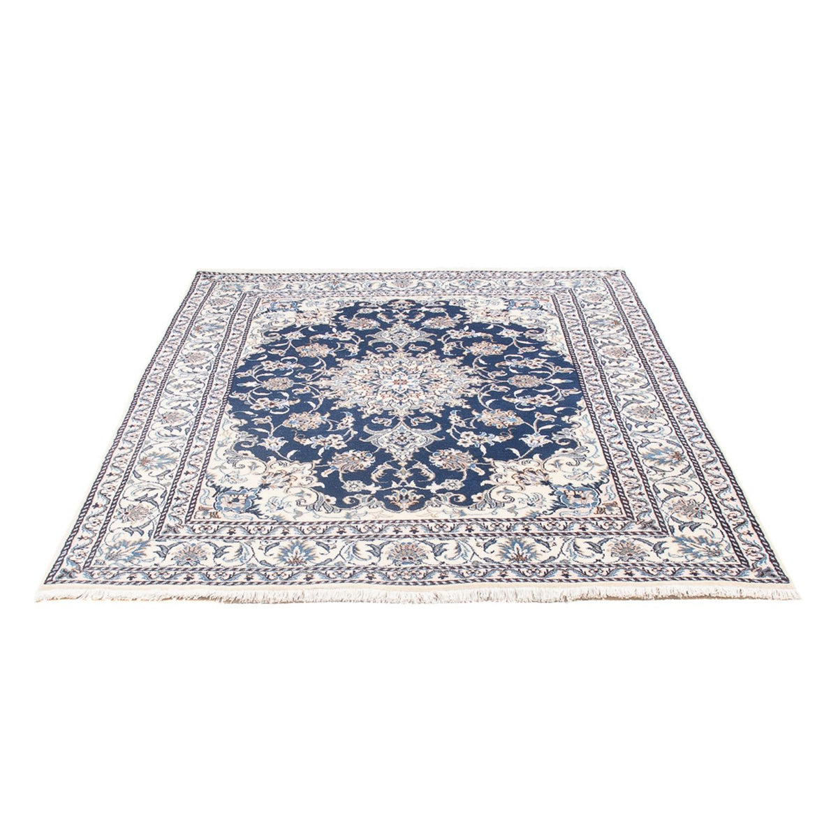 Perserteppich - Nain - Royal - 203 x 146 cm - blau
