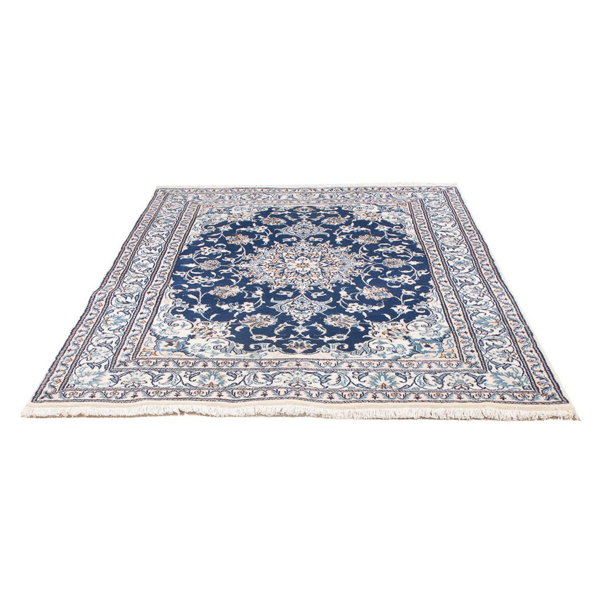 Perserteppich - Nain - Royal - 202 x 149 cm - blau