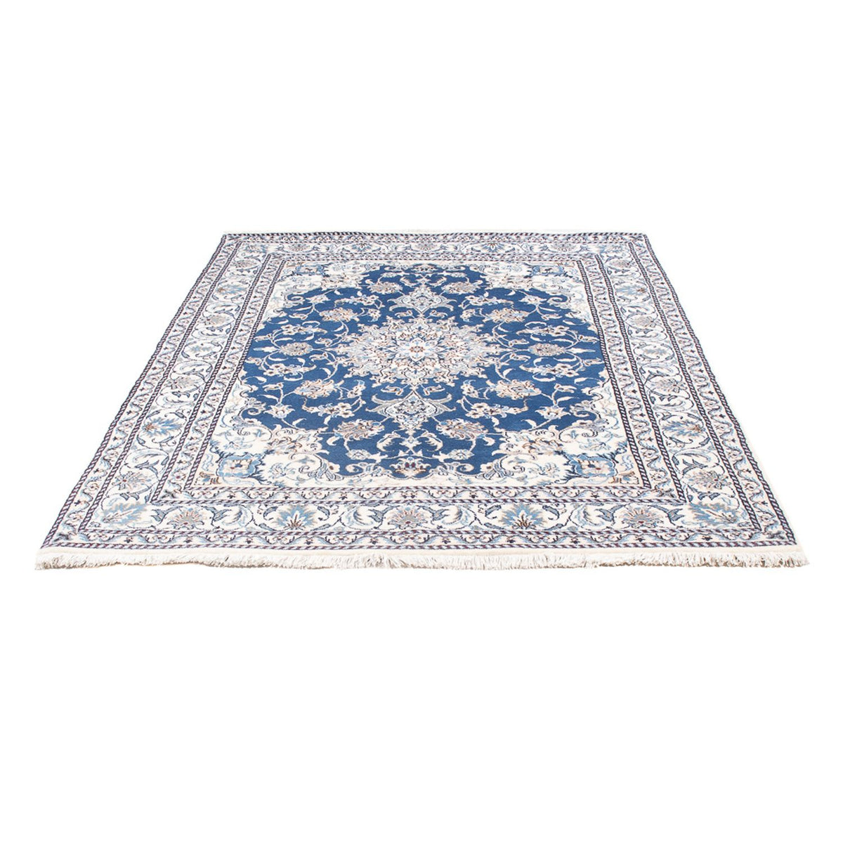 Perserteppich - Nain - Royal - 205 x 149 cm - dunkelblau