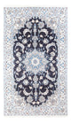Perserteppich - Nain - 200 x 115 cm - dunkelblau
