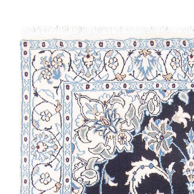 Perserteppich - Nain - 200 x 115 cm - dunkelblau
