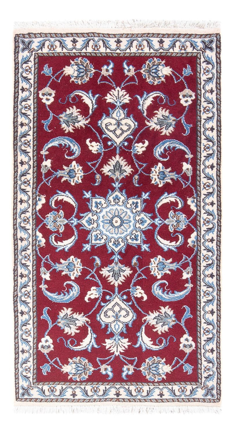 Perserteppich - Nain - 134 x 69 cm - rot