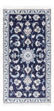 Perserteppich - Nain - 141 x 70 cm - dunkelblau
