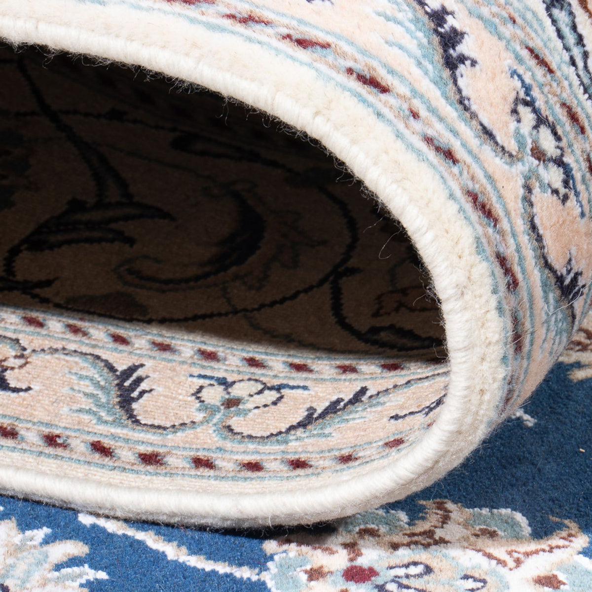 Perserteppich - Nain - 302 x 195 cm - blau