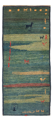 Läufer Gabbeh - Perser - 195 x 87 cm - mehrfarbig