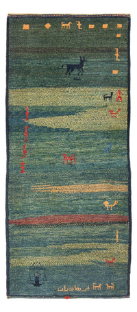 Läufer Gabbeh - Perser - 195 x 87 cm - mehrfarbig