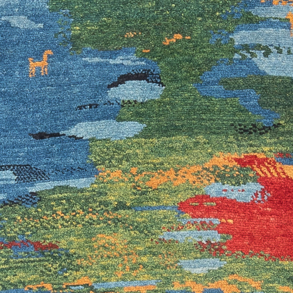 Läufer Gabbeh - Perser - 242 x 78 cm - mehrfarbig