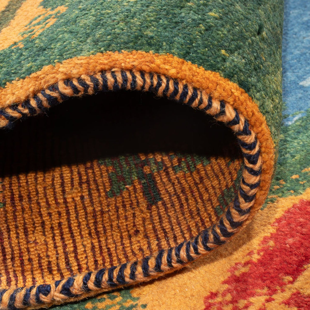 Läufer Gabbeh - Perser - 242 x 78 cm - mehrfarbig