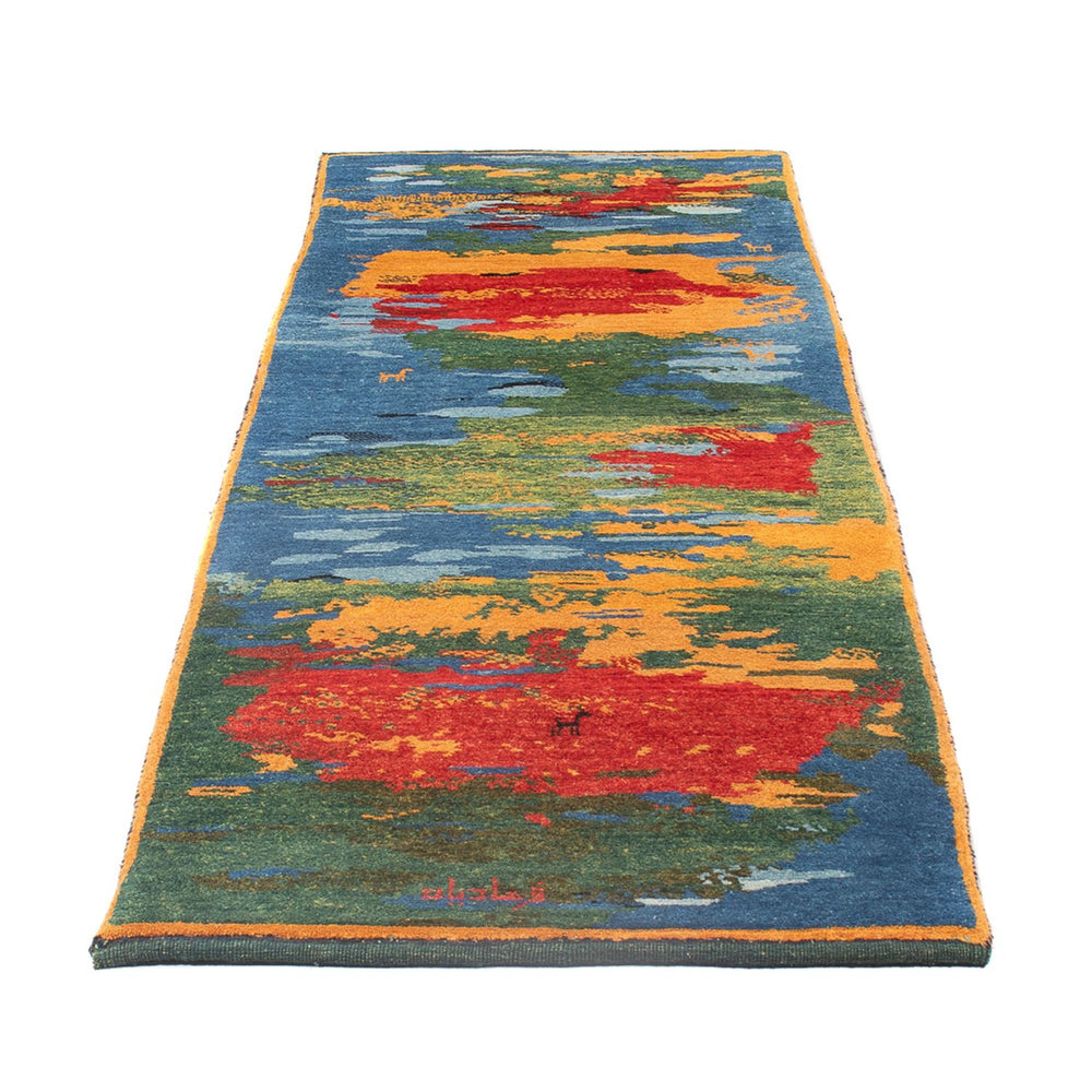 Läufer Gabbeh - Perser - 242 x 78 cm - mehrfarbig