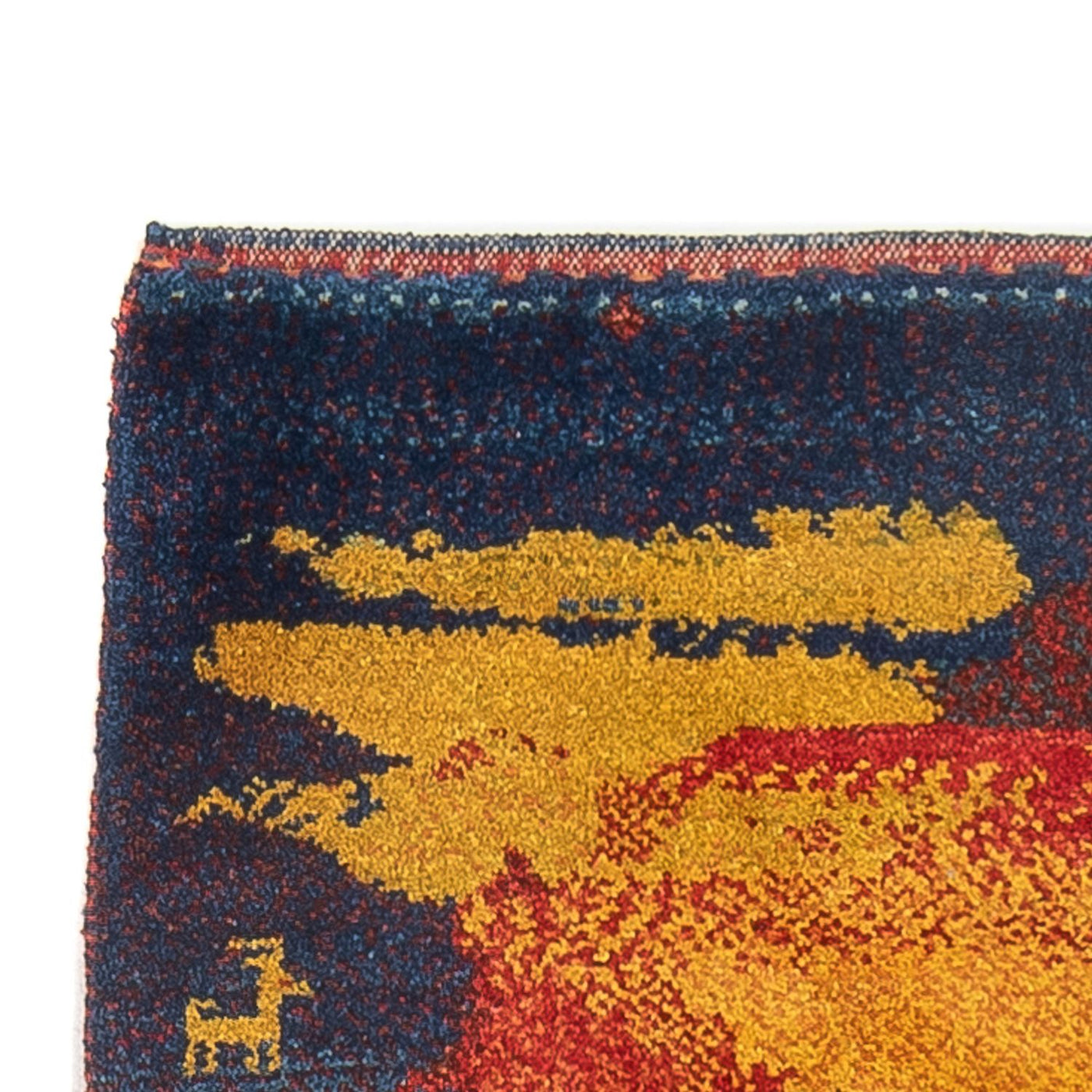 Gabbeh Persisch Teppich 212x80cm - Perserteppich Wollteppich