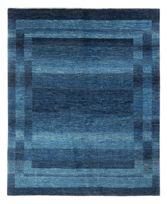Gabbeh Teppich - Loribaft Perser - 225 x 186 cm - seeblau
